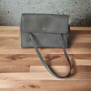 Kate Spade New York Cedar Street Large Luciana Shoulder Purse Grey  storage bag
